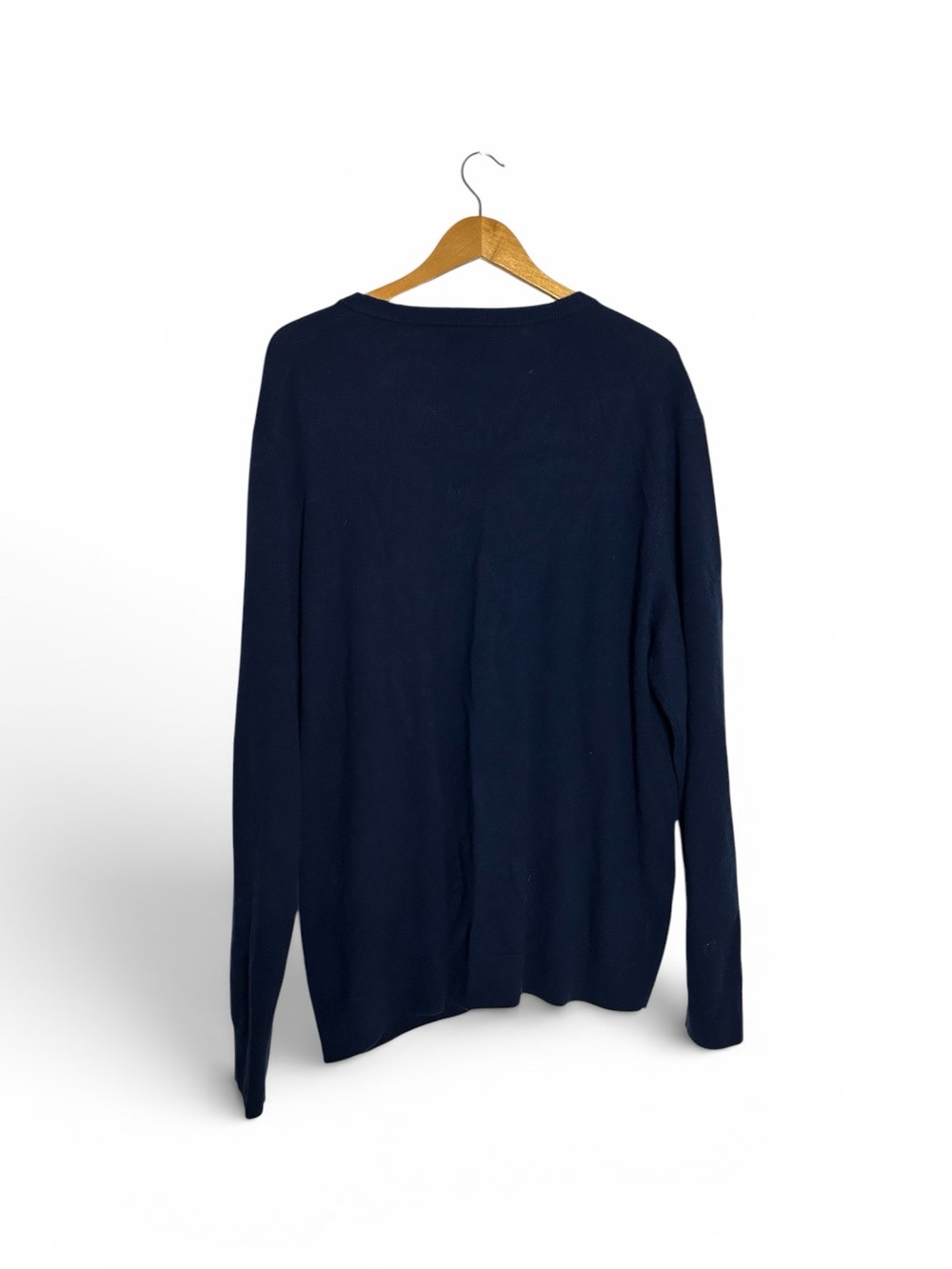 NWT Quince True Navy Mongolian Cashmere V-Neck Sweater Size XXL - Picture 5 of 7